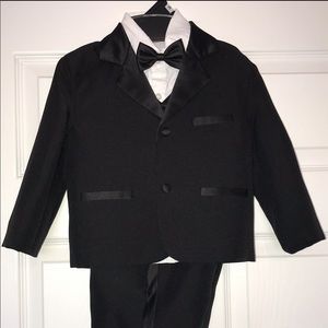 Peanut Butter Collection 5 pc Black Toddler Tuxedo